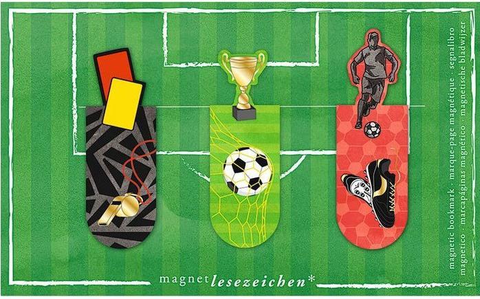 Segnalibro magnetico tifoso di calcio