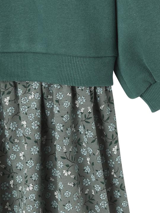 Image du produit Vertbaudet Robe fille avec mélange de matières (92)