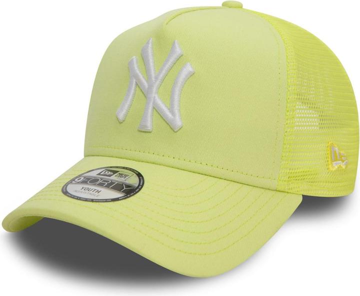 Actual product image New Era Kids Trucker Cap - New York Yankees lime green (55, 56, 54 C)