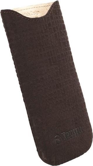 Actual product image Krusell Case Visby Pouch 3XL brązowy brown 95556 (138x72x10mm)