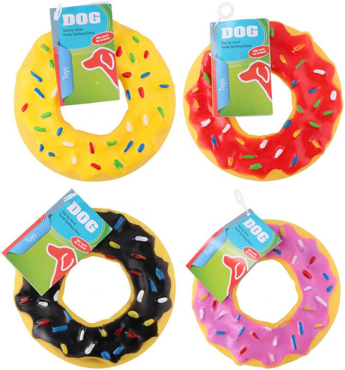 Actual product image Pet Toys Dog toy donut & sound 15cm