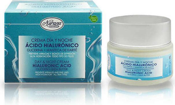 Actual product image Nurana Cosmetics Crema Acido Hialuronico Dia Y Noche 50 ml (Body cream, 50 ml)