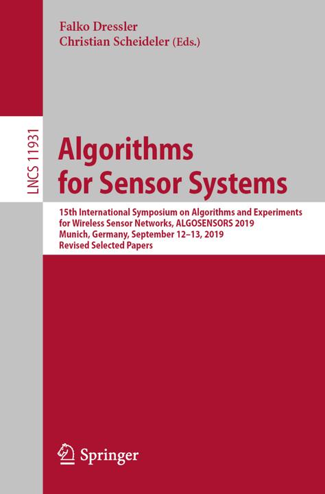 Immagine prodotto Algorithms for Sensor Systems (Christian Scheideler, Falko Dressler, 2019)