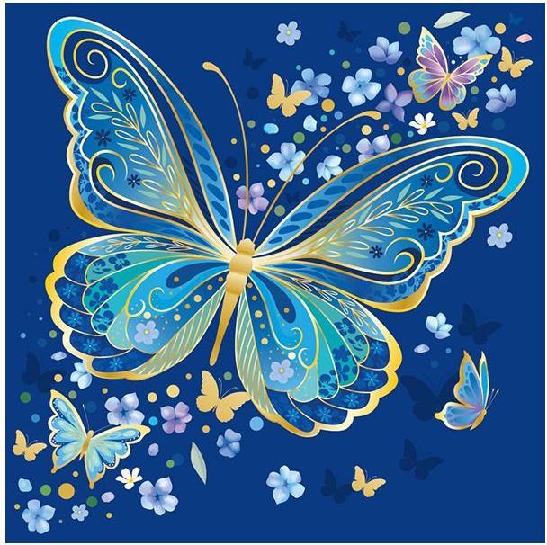 Image du produit Card Group Karte Blue Butterfly