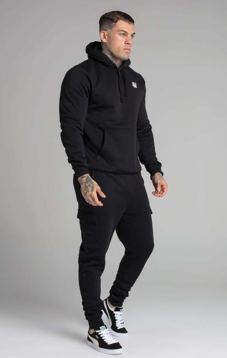 Image du produit Siksilk Sweat à capuche Black Essential Overhead Hoodie (L)