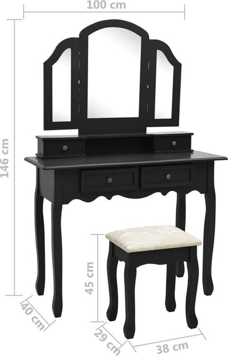 Immagine prodotto VidaXL Yola (100 x 40 x 146 cm)