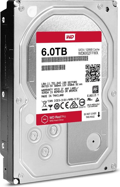 Actual product image WD Red Pro 6TB (6 TB, 3.5")