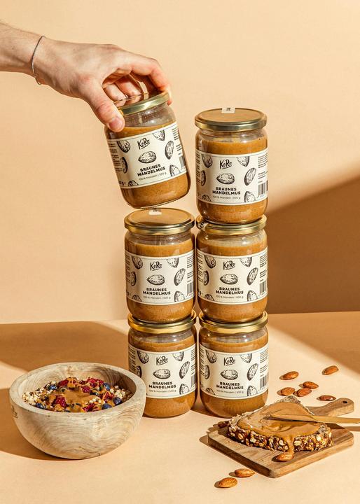 Actual product image KoRo Almond butter made from unpeeled and roasted almond kernels (3000 g)