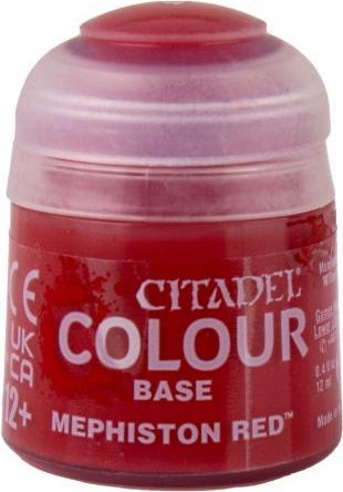 Games Workshop Base - mephiston red (Kunststoff)