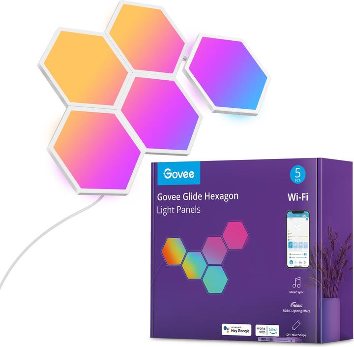 Govee Glide Hexa Light Panels (458 lm)