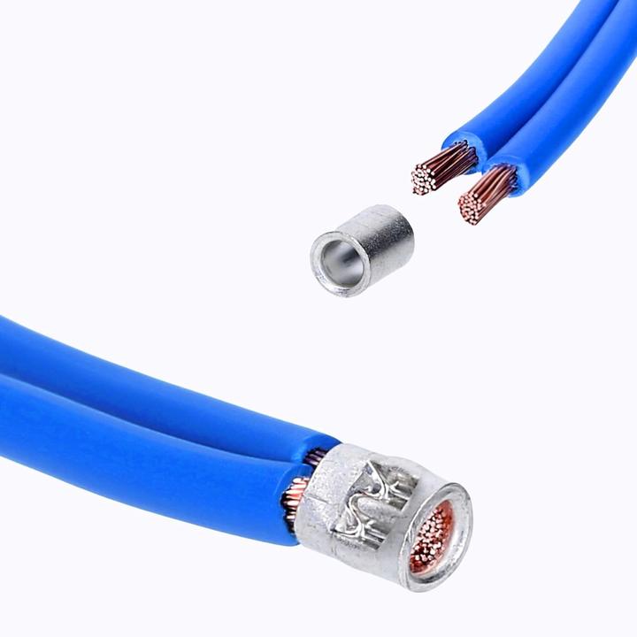 Immagine prodotto Kalitec 10 pezzi Connettore parallelo L2-P da 10 mm² I Connettore non isolato I Connettore a crimpare nudo