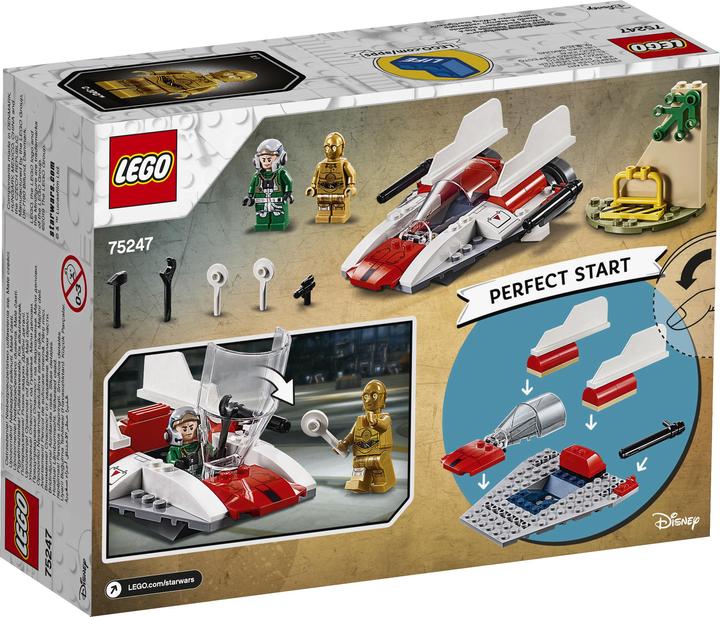 Actual product image LEGO Rebel A-Wing Starfighter (75247, LEGO Star Wars)