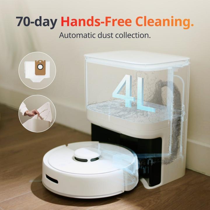 Actual product image SwitchBot Mini Robot Vacuum K10+ (Robot vacuum)