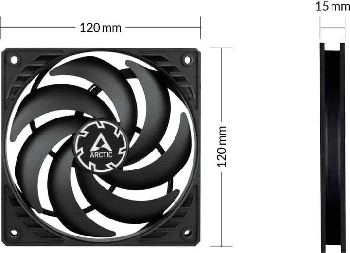 Actual product image Arctic P12 Slim (120 mm, 3 x)