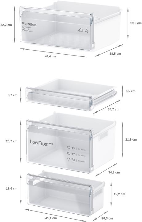 Image du produit Bosch Hausgeräte BOSC Réfrigérateur-congélateur encastrable (267 l)