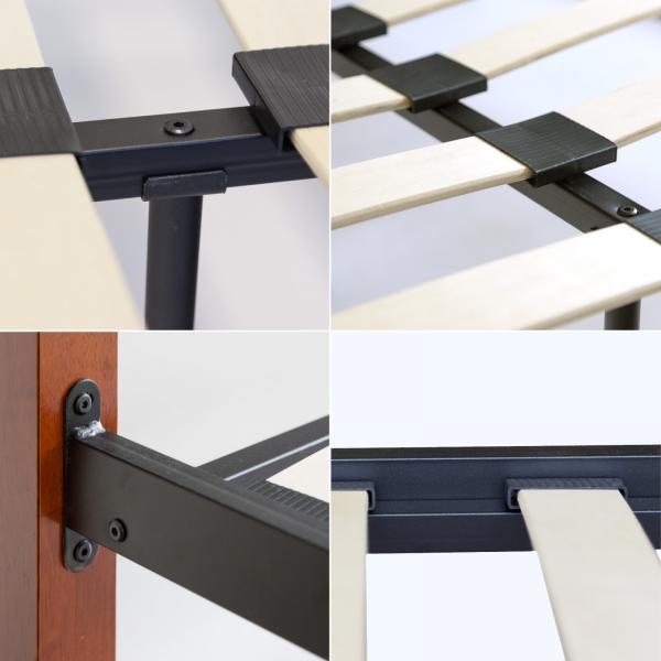 Produktbild Homestyle4u Metallbett mit Lattenrost (140 x 200 cm)