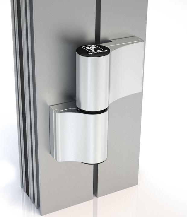 Actual product image Dr. Hahn HAHN door hinge 4 AT, 2-part 20/86/58 with anchor screw, white RAL 9016