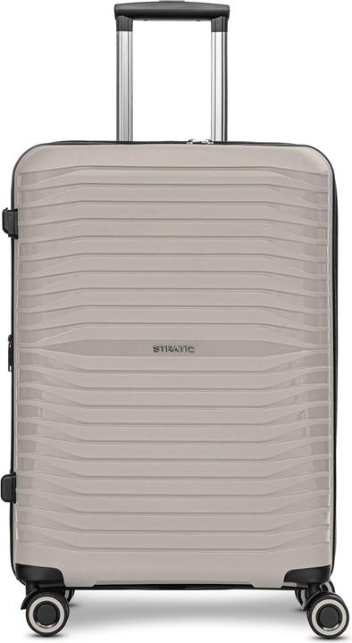 Actual product image Stratic Shine 4-wheel trolley 65 cm with expansion fold (69 l, M (50 - 90l))