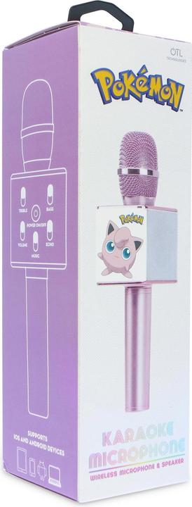 Produktbild OTL Mikrofon Pokémon Jigglypuff Karaoke Rosa
