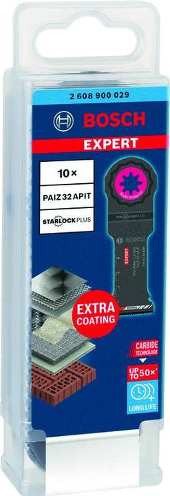 Produktbild Bosch Professional Zubehör EXPERT MultiMax PAIZ 32 APIT Blatt für Multifunktionswerkzeuge, 32 mm