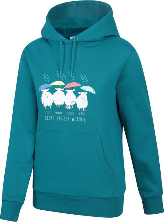 Immagine prodotto Mountain Warehouse Great British Weather Felpa con Cappuccio Regolare Donna (32 D)