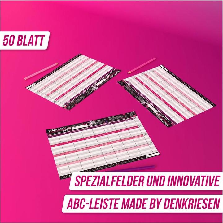 Produktbild Denkriesen STADT LAND VOLLPFOSTEN® A4 - MÄDELSABEND EDTITION - "Männer Verboten" (Deutsch)