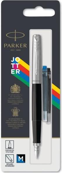 Produktbild Parker Füller JOTTER Originals C.C. M Bl/SW 1er Blis (Edelstahl, Schwarz, 1 x)
