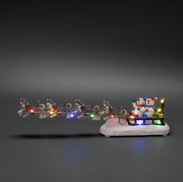 Actual product image Konstsmide Snowman with sledge