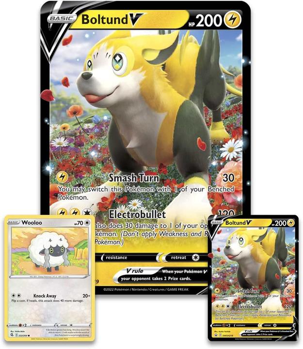 Immagine prodotto Pokémon Pokemon TCG Boltund V-Box (Inglese, Box Set e Collezione)