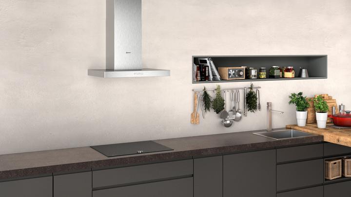 Produktbild Neff DBBC640N Wandmontiert Edelstahl ³/h A (Wandhaube)