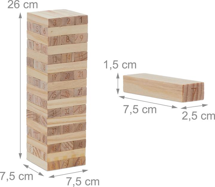 Actual product image Relaxdays Wobble Tower