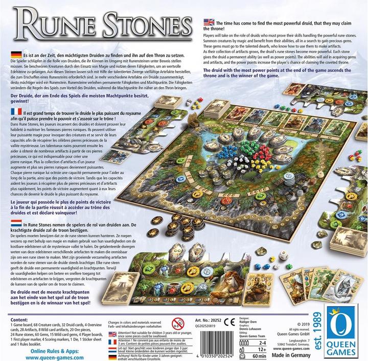 Actual product image 20252 - Rune Stones - card game (EN / DE / FR / NL edition) (German, French, English)