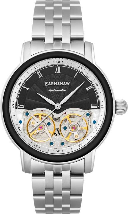 Image du produit Thomas Earnshaw ES-8255-11 Longitude Double Barrel automatique 42mm (Montre analogique, 42 mm)