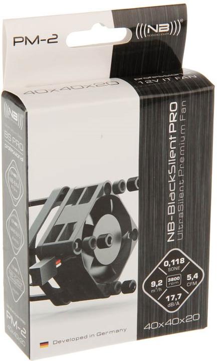 Actual product image Noiseblocker BlackSilent Pro PM-2 (40 mm, 1 x)