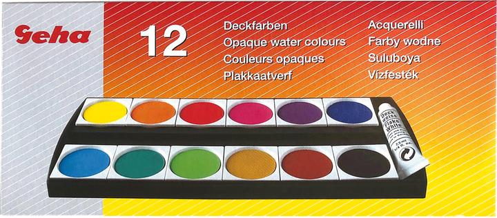 Produktbild Geha Deckfarbkasten F250/12 (Mehrfarbig)