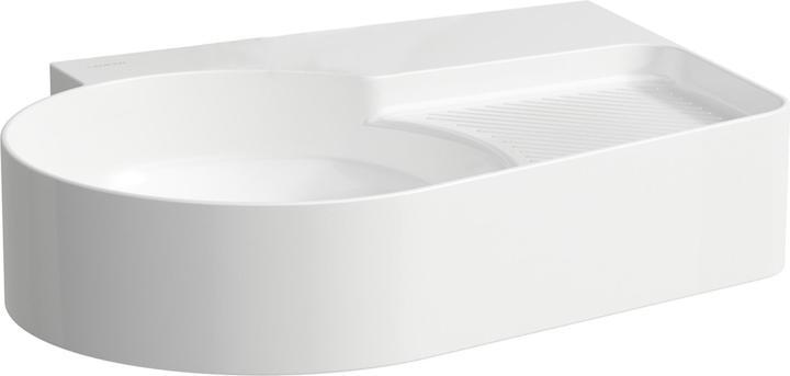 Produktbild Laufen VAL Waschtisch, ohne Hahnloch, ohne Überlauf, 530x400mm, semi-trockener Bereich rechts, H815 (800 mm, 530 mm)