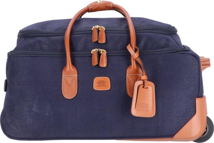 Actual product image Brics Travel Bag with Wheels "Life" 55cm (Blue) (40 l, Hand luggage (up to 50 litres))