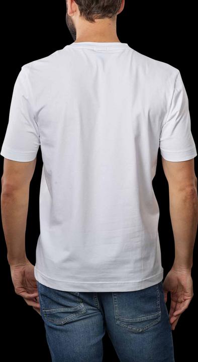 Actual product image Hugo Boss Boss Orange Short Sleeve TChup T-Shirt Relaxed Fit White (3XL)