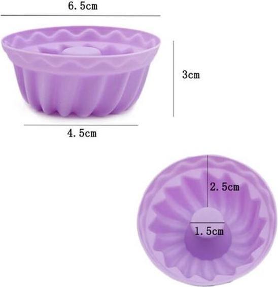 Image du produit MU Classic Moules à mini-muffins en silicone (6.50 cm)
