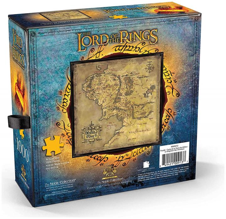 Image du produit GED Puzzle Lord of the Rings : Terra di Mezzo 1000 Pezzi (1000 pièces)
