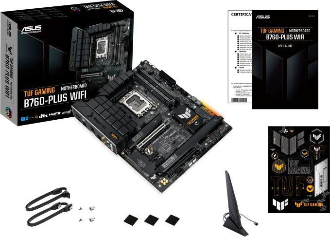 Produktbild ASUS TUF GAMING B760-PLUS WIFI (LGA 1700, Intel B760, ATX)