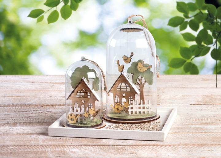 Produktbild Rayher Holzbausatz "Gartenhäuser", 29-tlg.
