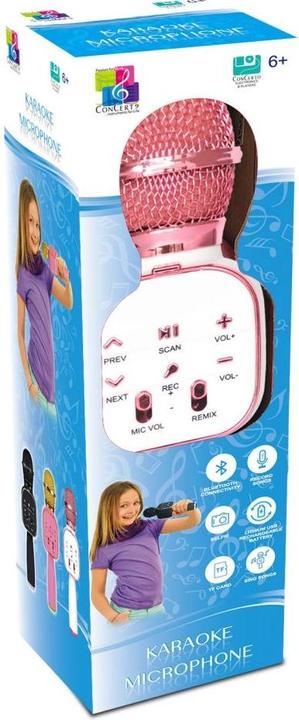 Produktbild Amuuso Karaoke Microphone-Pink - 6.6X5.9X22.8 Cm