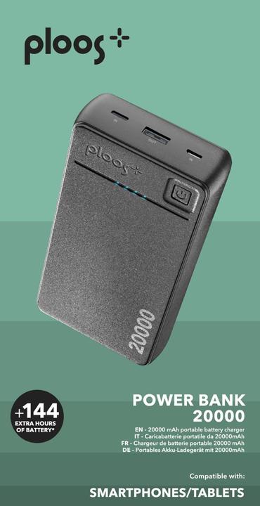Produktbild Cellularline Power Bank 20000 (20000 mAh, 74 Wh)