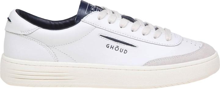 Image du produit Ghoud lido low sneakers in white/blue leather and suede (44)