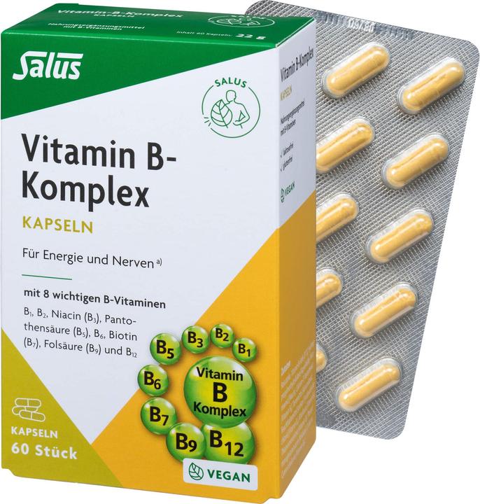 Produktbild Salus Vitamin-B-Komplex Kaps (60 Stück, Kapseln, 52 g)