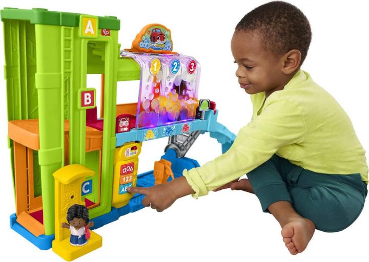 Actual product image Mattel Fisher-Price - Little People Car Center (Nordics) (HRC60)