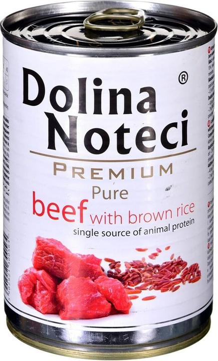 Actual product image Dolina noteci Premium Pure Rich Beef with Brown Rice - Wet Dog Food - 400g (Adult, 1 pcs., 400 g)