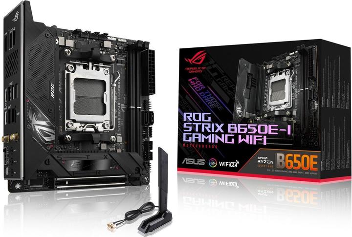 Image du produit ASUS ROG STRIX B650E-I GAMING WIFI (AM5, AMD B650E, Mini-ITX)