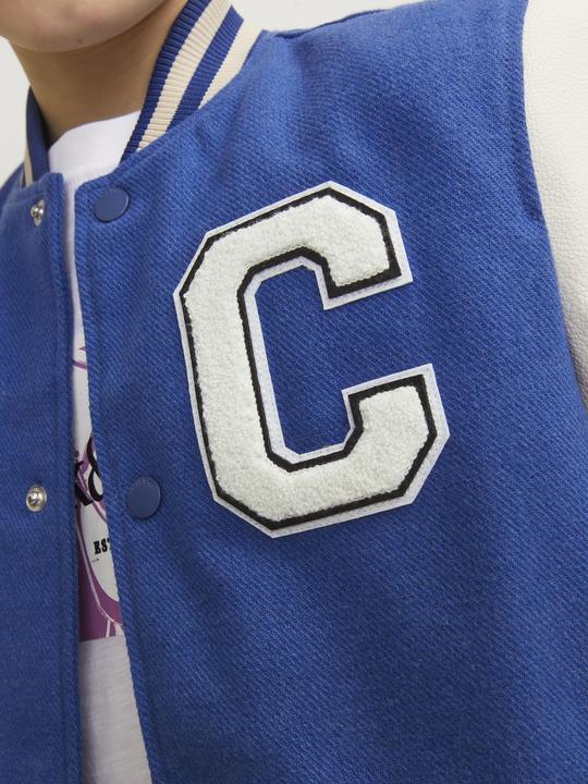 Actual product image Jack & Jones Boys Wool Mix Bomber Jacket (176)